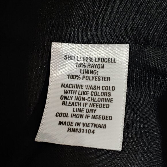 The Limited One Button Black Blazer Size 20W - Picture 11 of 11